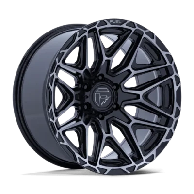 FUEL Fuel FC885 INJECTOR Gloss black w/ machined dark tint face 22" 6x139.7 ET1.0 J9.00 B106.10 FUEL Fuel FC885 INJECTOR Gloss black w/ machined dark tint face 22" 6x139.7 ET1.0 J9.00 B106.10